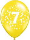 Number 7 Party Balloons